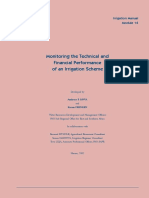 FAO Irrigation Manual Mod.14 - Monitoring The Technical and Financial Perfomance of An Irrigation Scheme