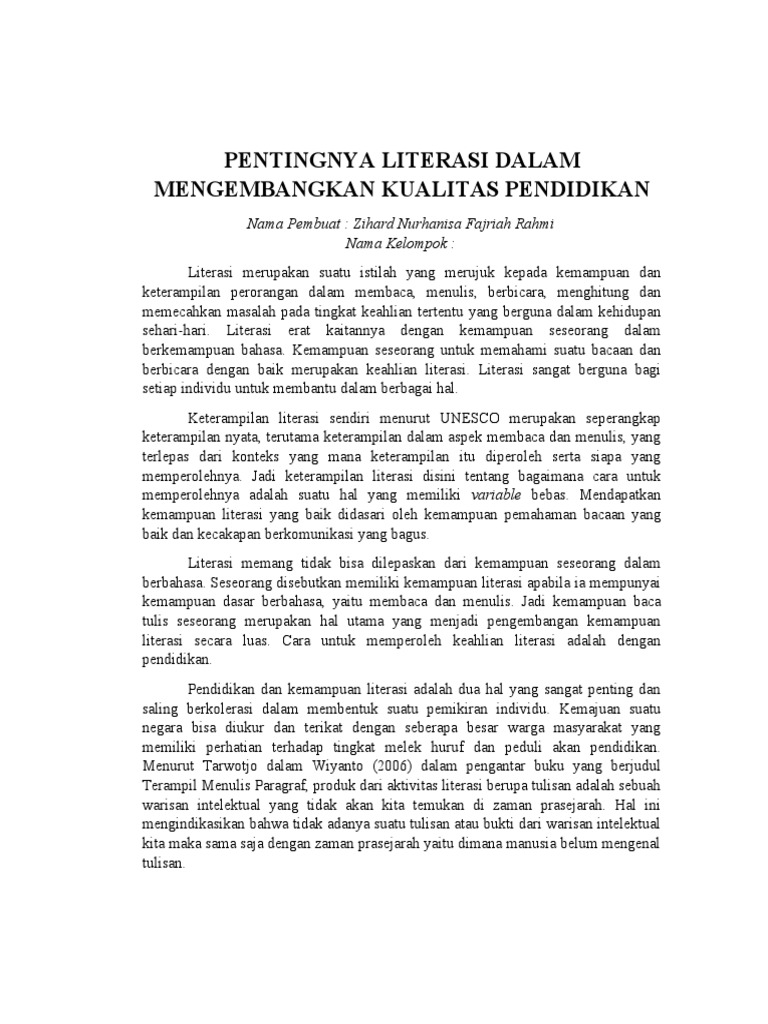 Cara Meningkatkan Literasi Perubahan Global