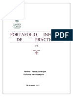 Portafolio Informe de Practica