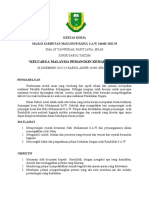 Kertas Kerja Maulidurrasul 2022