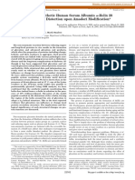 NMR Analysis of Synthetic Human Serum Albumin Identifies Structural Distortion Upon Amadori Modification