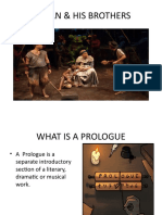 Ti-Jean & His Brothers Function of The Prologue