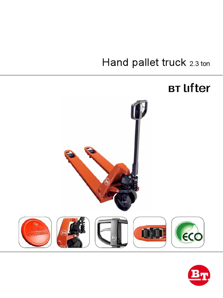BT Hand Pallet Truck LHM230 PDF Axle Vehicles