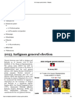 2023 Antiguan General Election