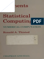 R.A. Thisted - Elements of Statistical Computing - Numerical Computation-Routledge (1988)