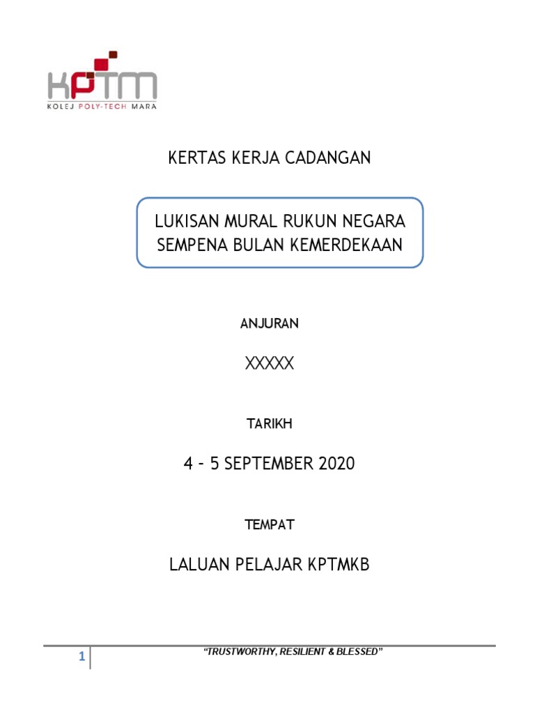 Kertas Kerja Merdeka (Mural) Contoh | PDF