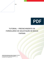 Preenchimento Formulário Bolsa FAPEMA