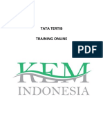 Tata Tertib Training Online