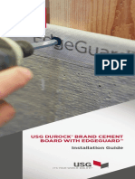 Usg Durock Cement Board With Edgeguard Installation Guide en CB237EG