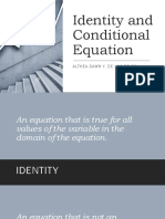 Identity and Conditional Equation Althea
