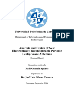 2014 - Thesis - Analysis and Design of New Electronically Reconfigurable Periodic Leaky-Wave Antennas