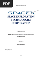 A Business Research On SPACEX