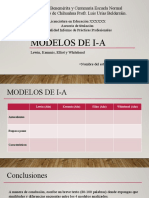 Cuadro Comparativo Modelos I-A