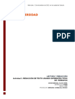 Actividad 3 Redacción de Texto Usando Diferente Tipos de Párrafos