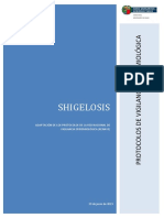 Vigilancia epidemiológica Shigelosis