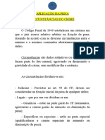 Aplicação da pena e circunstâncias do crime segundo o Código Penal brasileiro de 1940