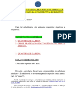 Substituicao Da Pena Privativa de Liberdade