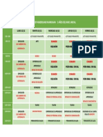 5 Años Horario KM 38 Semana