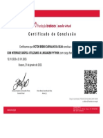 Certificado Interface Gráfica Python - Victor Breno