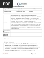 IC HDU Downtime Policy