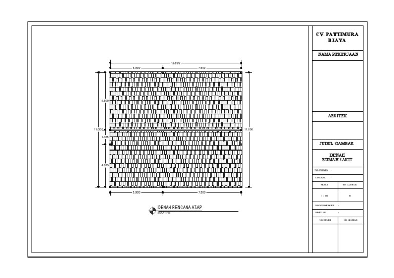 Denah Rencana Atap | PDF