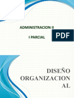 Administracion Ii I Parcial Diseño Organizacional