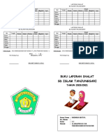 Buku Laporan Shalat 5 Hijau (Dhika)