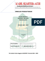 Contoh Formulir Calon Legistatif Pas Aceh