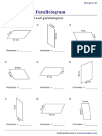 Perimeter of Parallelogram