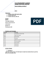 BNCOC Programme Planning - Guided Proposal Writing - Template