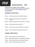 Download Holland Masters 2011 program Eng by Cor Van de Stroet SN62154101 doc pdf