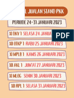 JADWAL JUALAN STAND PKK BATCH 1