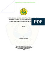 Efek Media Kinerja Perusahaan Pada Lap CSR Dan Ukuran Perusahaan Terhadap Nilai Perusahaan