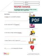 Proper and Common Nouns Printable Worksheets For Grade 1