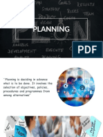 Unit II - Planning and Organizing