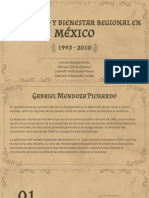 Desarrollo y Bienestar Regional en México