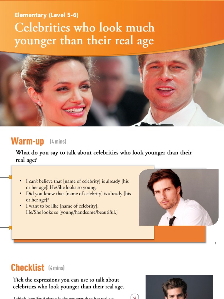 Celebrities Who Look Much Younger Than Their Age PDF