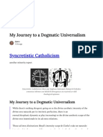 My Journey to a Dogmatic Universalism