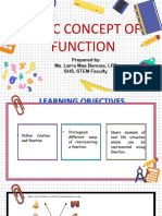 Basic concept of functions