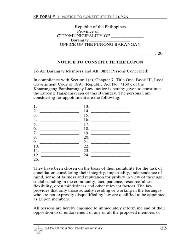 KP Forms PDF Oath Of Office Public Law