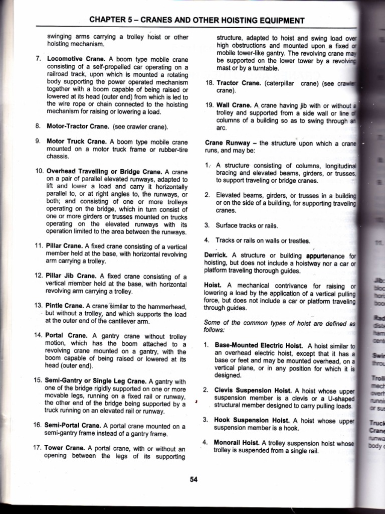 IMG - 0065 PSME Code 2008 54 | PDF | Crane (Machine) | Construction ...