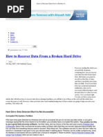 Download How to Recover Data From a Broken Hard Drive by Tasda Vong SN62155340 doc pdf
