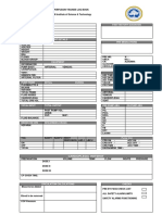 Perfusion trainee log book case details