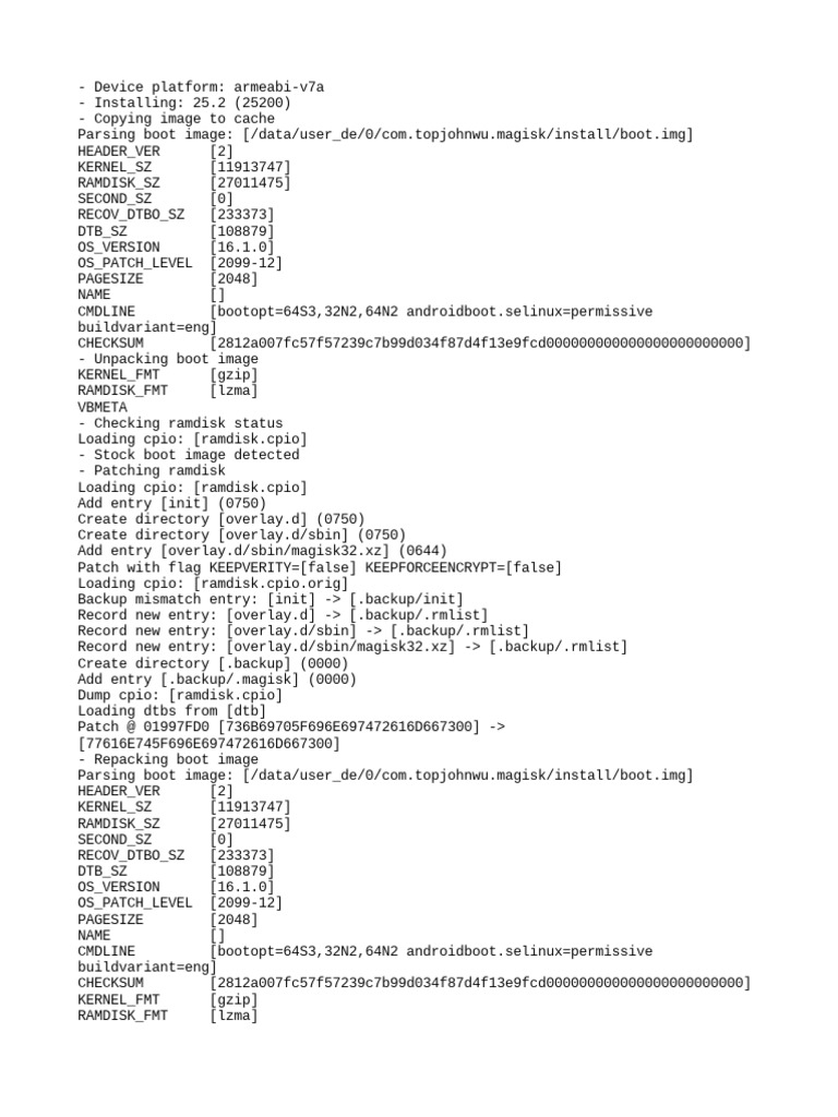 Magisk Boot Image Patching Guide | PDF