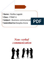 Name: Rutika Lagade - Class: FYBAF A - Subject: Business Communication - Submitted To:deepika Arora