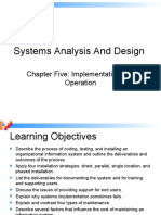 Chapter 5-Systems Implementation and Maintenance