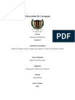 Informe Del Impacto Social y Económico Que A Genero El Covid-19 en Colombia (5 Hojas)