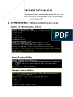 Tugas Terstruktur Basis Data Kelas XI RPL