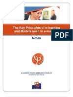 The Key Principles of E-Learning and Models Used in E-Learning
