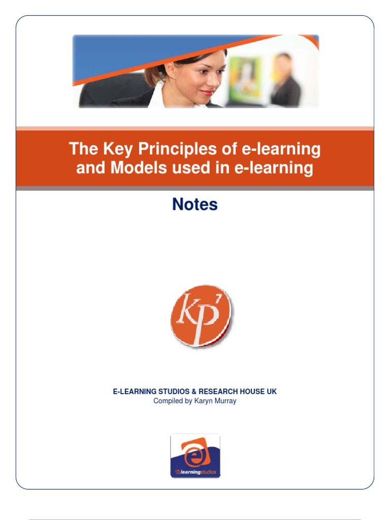 Key Principles of Elearning PDF Educational Technology